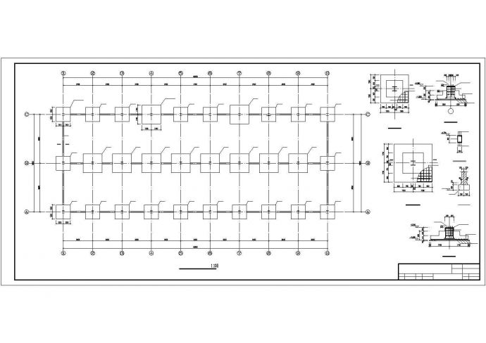 某五层钢框架办公楼投标文件CAD资料（计算书、结构图纸）_图1