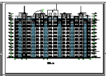 某地高层住宅楼建筑施工设计CAD全套图纸-图二