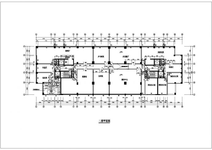 南通市海门区国际车城多层公寓设计装修平面CAD图纸_图1