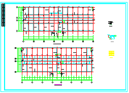 某多层住宅楼框架结构cad施工图纸_图1