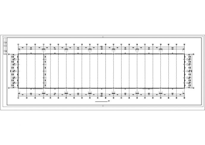 苏州市某工业区单层4600平门式钢架结构机加工车间建筑设计CAD图纸_图1