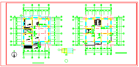 某地区二层成套别墅建筑cad设计施工图_图1