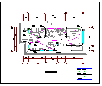 某复式住宅楼户型装修电气设计cad图纸-图二