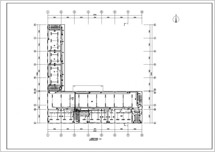 【最新】某5层钢框架结构综合楼设计方案CAD图纸_图1