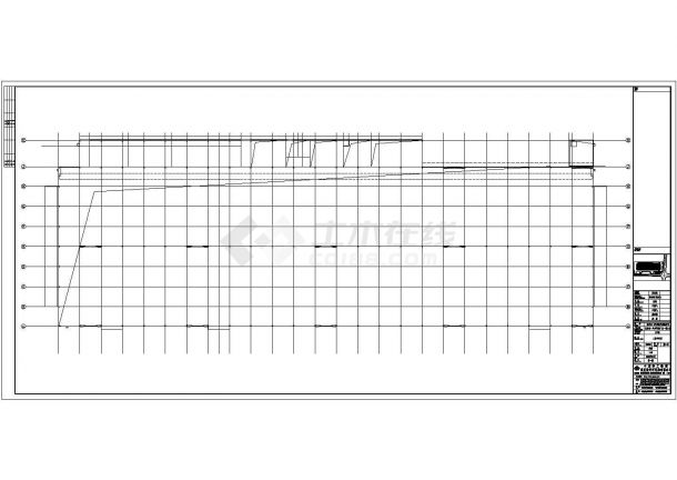 【最新】某单层门式刚架结构工业厂房设计方案CAD图纸-图二