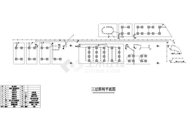 某3060㎡五层办公楼给排水设计cad全套施工图（含设计说明，含电气设计，含消防设计，气体灭火系统气溶胶灭火系统）-图二