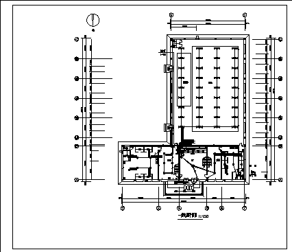 某小型游泳馆综合楼电气系统设计施工cad图纸-图二