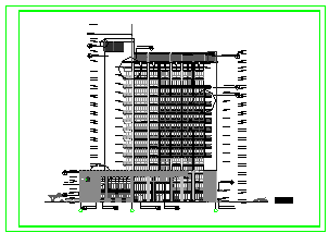 某地高层住宅楼cad建筑工程结构图纸_图1