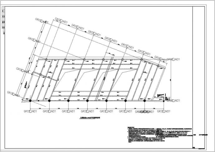 某框架结构办公楼钢结构CAD施工图_图1