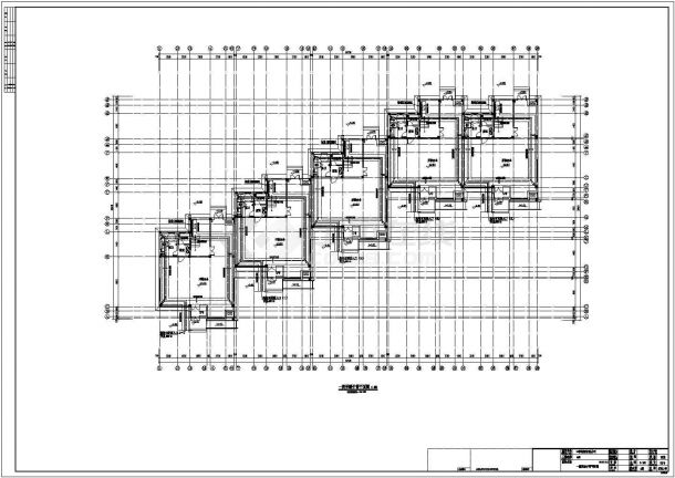 内蒙古某多层办公科研楼全套采暖（暖气片）施工设计cad图-图二