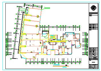 某高层住宅楼电气cad设计施工详图(含地下室)-图一