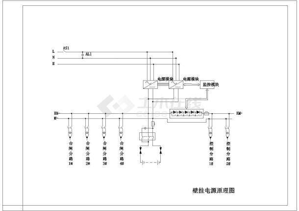 设备控制器_壁挂电源系统原理图-图一