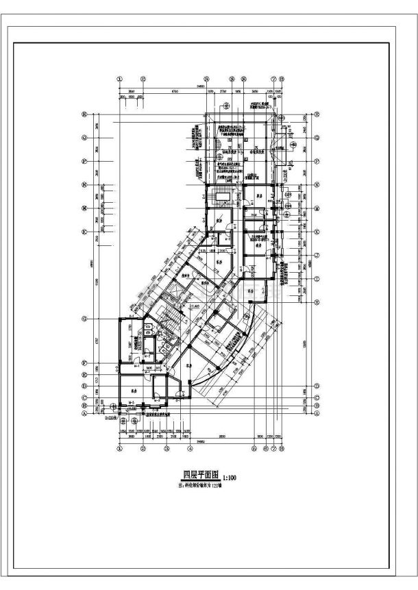 某新区小区会所全套建筑设计施工图-图二