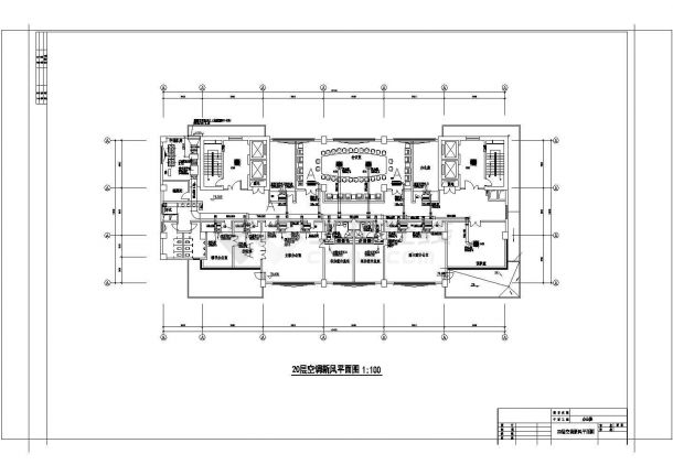 某高层办公楼（面积28305平方米）多联机空调系统设计cad全套施工图（含设计说明）-图二