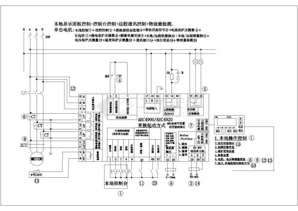 设备控制器_不同电机遥控原理图-图二