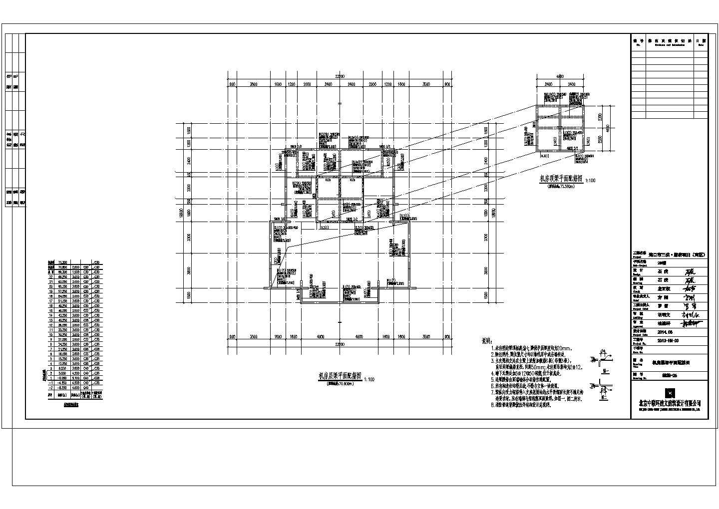 22层钢混剪力墙结构住宅楼设计cad施工图