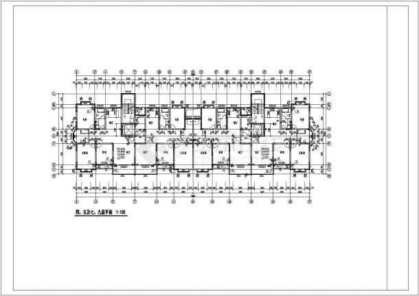 12996平米小区建筑设计施工图-图二