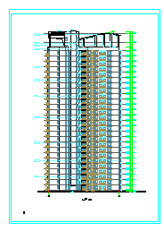 重庆某高层建筑设计CAD施工图纸全套_图1