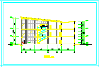 高级小区会所建筑施工设计CAD图-图一