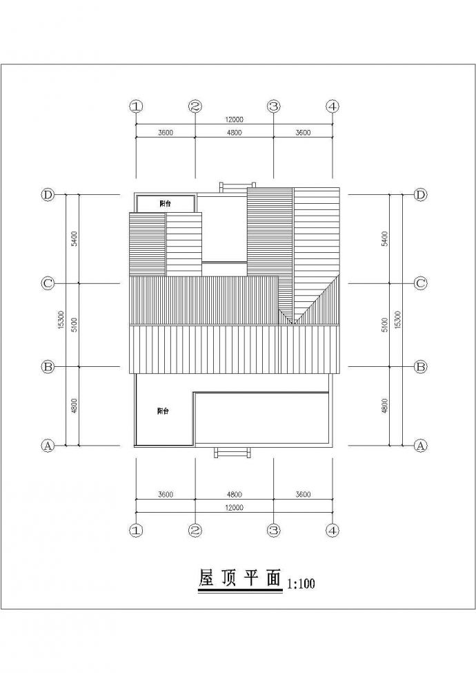 豪华型住宅全套建筑设计施工图_图1