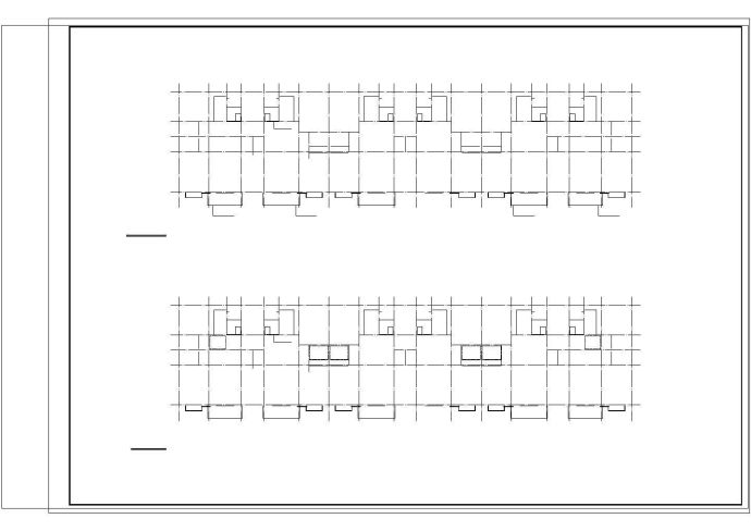 六安某7层框架坡屋顶住宅楼施工图（含设计说明）_图1