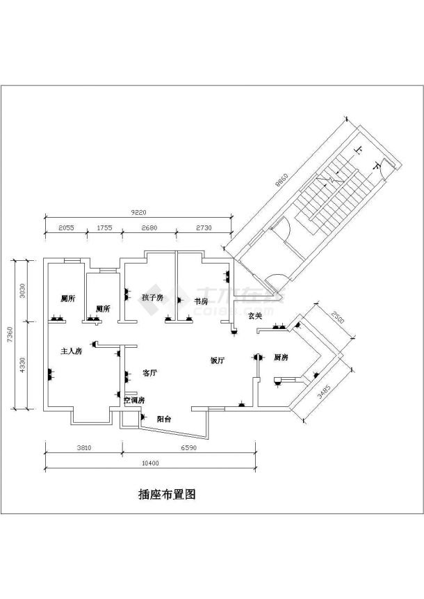  Detailed Drawing of Exquisite Residential Decoration Design - Figure 1
