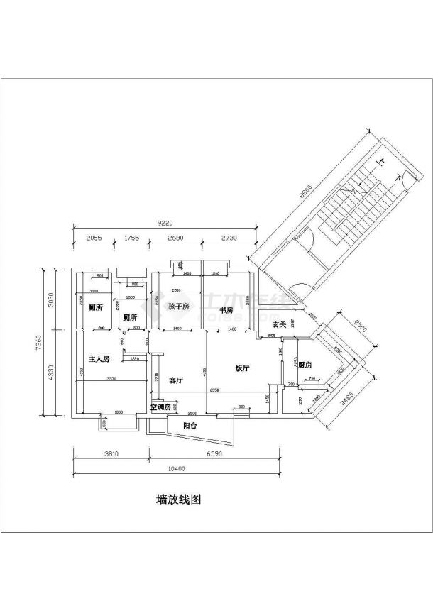  Detailed Drawing of Exquisite Residential Decoration Design - Figure 2