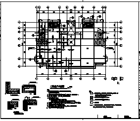 某两栋地上七层带地下二层剪力墙结构住宅楼结构施工cad图_住宅楼施工-图二