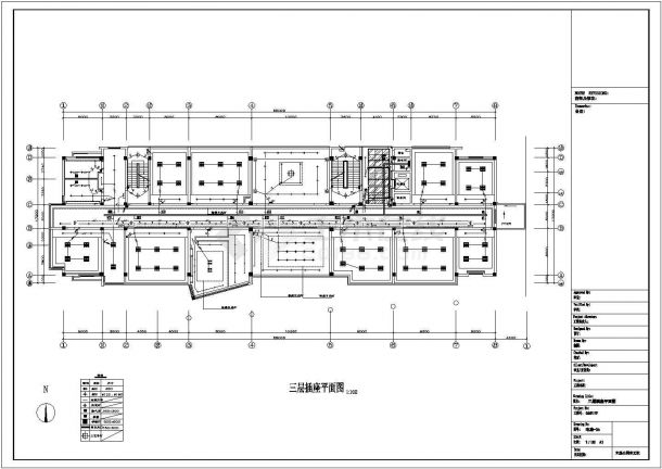 振石集团办公楼电气方案设计全套CAD图-图二
