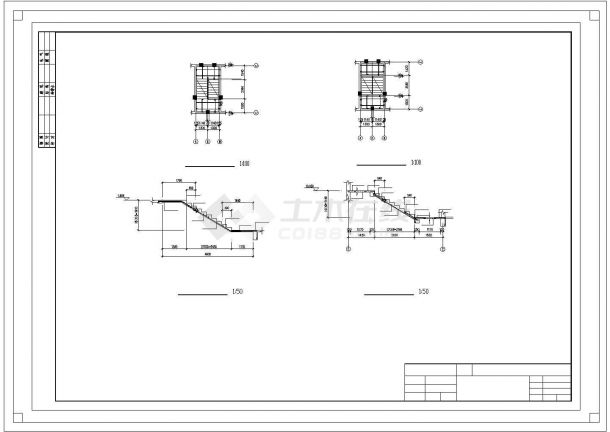 6000平米六层框架结构住宅楼施工cad图(含计算书，毕业设计)-图一