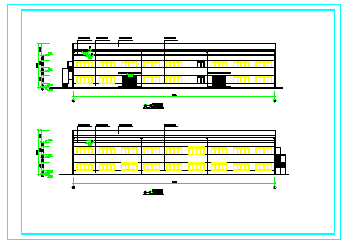 某2层框架车间全套cad建筑设计施工图-图二