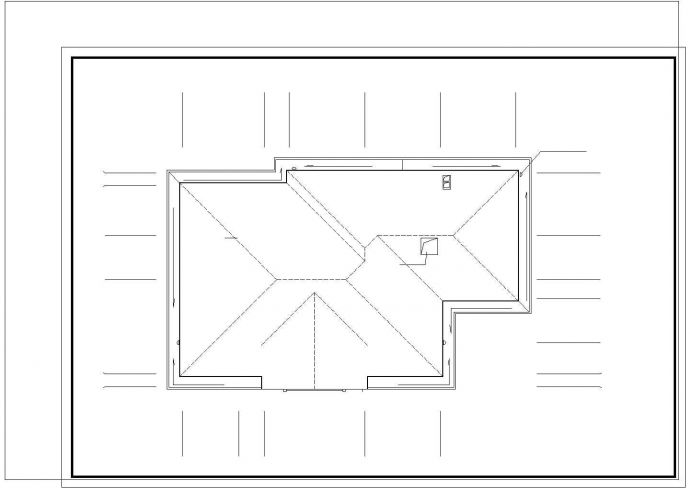 宿迁某农村二层住宅楼施工建筑设计cad图纸_图1