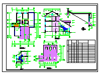 某私人别墅结构建筑设计方案CAD图纸-图二
