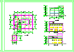 某厂房建筑结构全套CAD施工设计图纸-图一