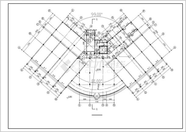 小高层住宅建筑方案CAD图纸-图二