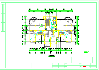 某高层住宅楼电气cad设计图（附弱电系统图）_图1