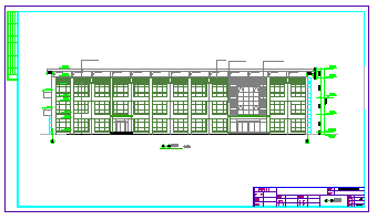 某工厂车间建筑设计施工CAD图纸-图二