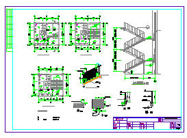 某工厂车间建筑设计施工CAD图纸