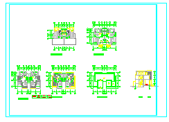 某地区两层别墅建筑设计cad方案图_图1