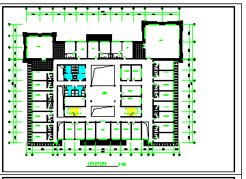 某民居式旅店建筑CAD全套设计施工图纸-图二