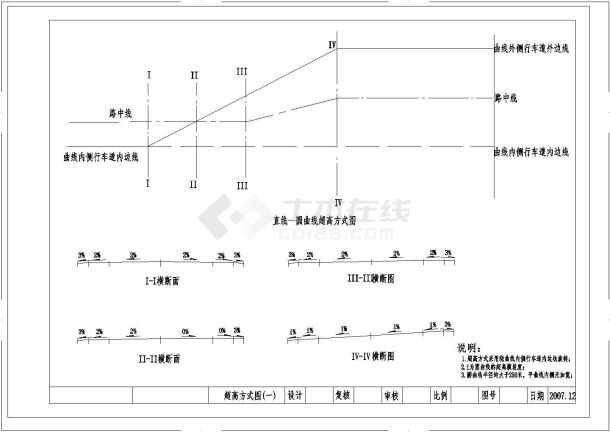 某地某段总长5.165KM二级公路施工图-图一