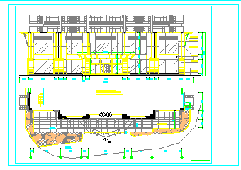 某市花园商业街详细建筑CAD设计施工图-图二