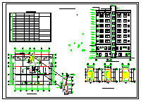 花样年华九层住宅建设计CAD筑施工图_图1