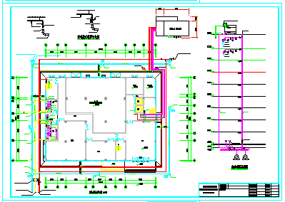 某地区大楼完整给排水cad设计施工图_图1