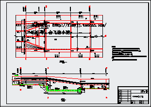 某消力池的建筑布置参考规划详图_图1