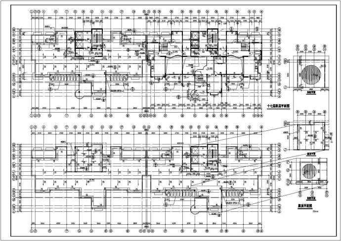 某17层11654平方米高层住宅建筑设计施工图（含建筑设计说明）_图1