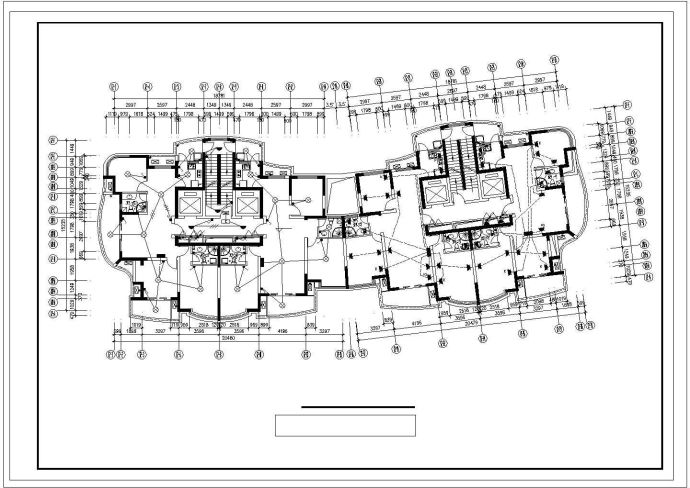 27层高层商住全套楼电气工程CAD施工图纸_图1