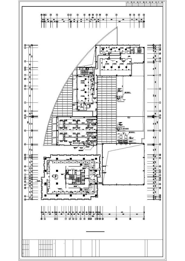 高层综合楼空调剖面CAD参考图-图二
