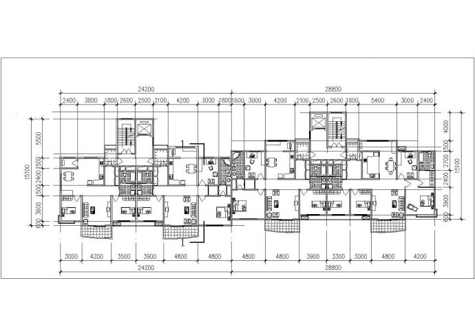 杭州市金鹤园小区7080平米11层框架结构建筑设计CAD图纸（含阁楼）_图1