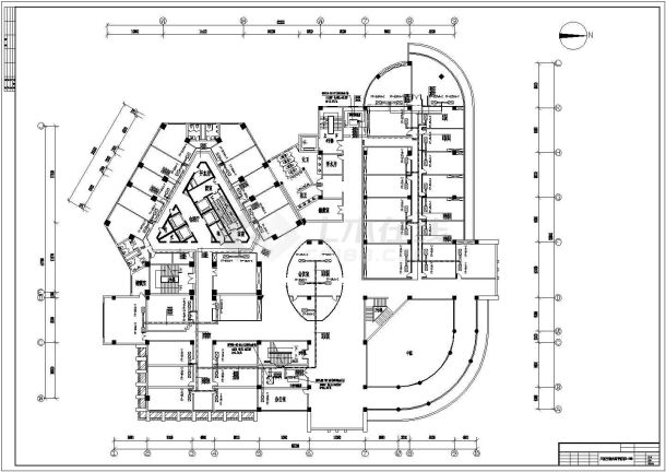 [江苏]高层办公大楼空调通风系统设计施工图（局部）-图一